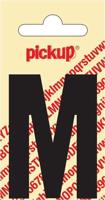 Plakletter Nobel Sticker zwarte letter M amsterdam Pickup - Pickup