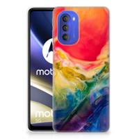 Smartphone hoesje Motorola Moto G51 5G Watercolor Dark
