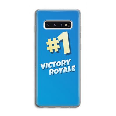 Victory Royale: Samsung Galaxy S10 4G Transparant Hoesje