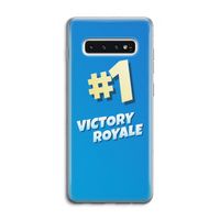 Victory Royale: Samsung Galaxy S10 4G Transparant Hoesje