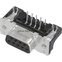 Harting 09 66 152 6615 D-sub female connector 90 ° Aantal polen: 9 Solderen 1 stuk(s) - thumbnail