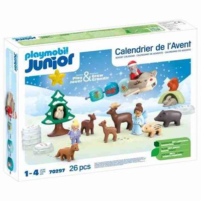 PLAYMOBIL JUNIOR 70297 PLAYMOBIL Junior adventskalender, 24 verrassingen, 12 maanden