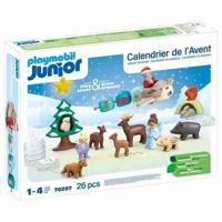 PLAYMOBIL JUNIOR 70297 PLAYMOBIL Junior adventskalender, 24 verrassingen, 12 maanden