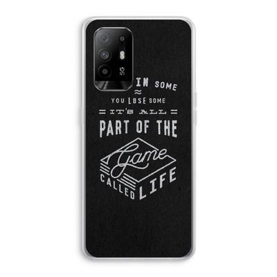 Life: Oppo A95 5G Transparant Hoesje