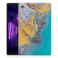 Lenovo Tab M10 HD (2de generatie) Tablet Back Cover Marble Blue Gold