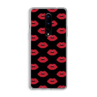 Lips: OnePlus 8 Transparant Hoesje