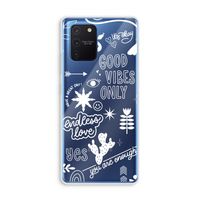 Good vibes: Samsung Galaxy Note 10 Lite Transparant Hoesje
