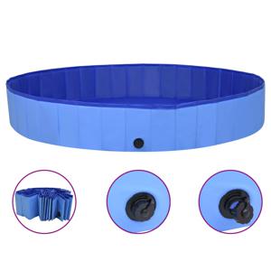 VidaXL Hondenzwembad inklapbaar 200x30 cm PVC blauw