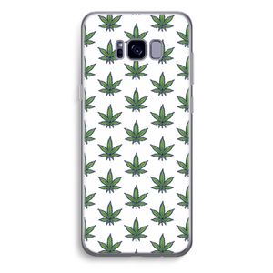 Weed: Samsung Galaxy S8 Plus Transparant Hoesje