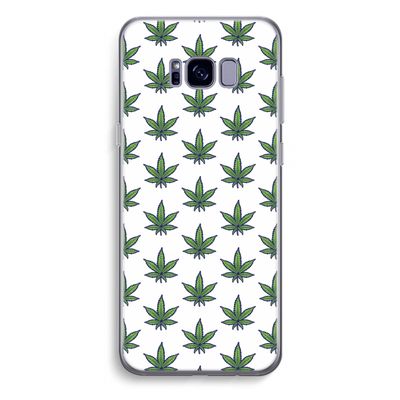 Weed: Samsung Galaxy S8 Plus Transparant Hoesje