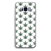 Weed: Samsung Galaxy S8 Plus Transparant Hoesje