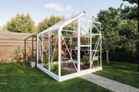 Royal Well Mary I aluminium tuinkas 212x222 cm wit- - Veiligheidsglas- Royal Well