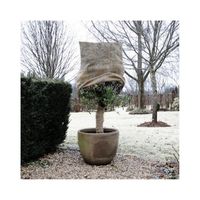 2x Plantenhoes jute naturel 1,5 m x 125 cm anti-vorst - thumbnail