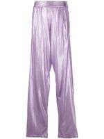 TOM FORD pantalon ample à détails en lurex - Violet