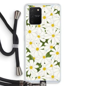 Summer Daisies: Samsung Galaxy S10 Lite Transparant Hoesje met koord