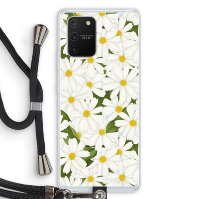 Summer Daisies: Samsung Galaxy S10 Lite Transparant Hoesje met koord