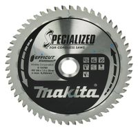 Makita Accessoires E-16760 | Afkort- en cirkelzaagblad | Aluminium | Efficut | 165x20mm | 54T - E-16760