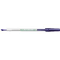 Balpen Bic Ecolutions round stic medium blauw