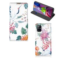Samsung Galaxy M51 | Hoesje maken | Bird Flowers