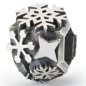 Trollbeads TAGBE-20255 Kraal Sneeuwvlokken zilver