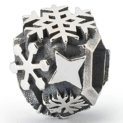 Trollbeads TAGBE-20255 Kraal Sneeuwvlokken zilver