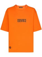 Dolce & Gabbana DGVIB3 slogan-print cotton T-shirt - Orange