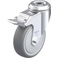 Blickle LKRA-TPA 101KF-11-FI Zwenkwiel met rem Wieldiameter: 100 mm Draagvermogen (max.): 110 kg 1 stuk(s)