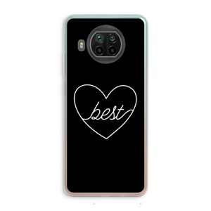 Best heart black: Xiaomi Mi 10T Lite 5G Transparant Hoesje