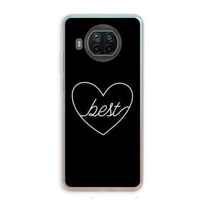 Best heart black: Xiaomi Mi 10T Lite 5G Transparant Hoesje