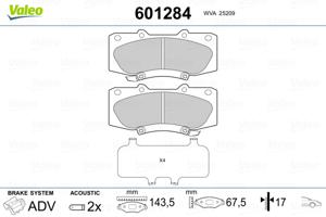 Valeo Remblokset 601284