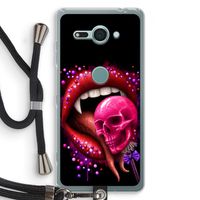 Dodelijk zoet: Sony Xperia XZ2 Compact Transparant Hoesje met koord