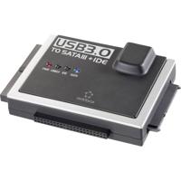 Renkforce HDD Adapter [1x USB 3.2 Gen 1 stekker A (USB 3.0) - 1x IDE-bus 40-polig, IDE-bus 44-polig, SATA-combi-stekker 15+7-polig]