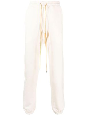RHUDE pantalon de jogging à lien de resserrage - Blanc