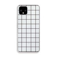 Rooster: Pixel 4 Transparant Hoesje