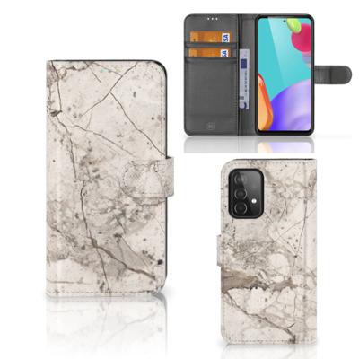 Samsung Galaxy A52 | Bookcase | Marmer Beige