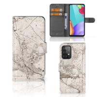Samsung Galaxy A52 | Bookcase | Marmer Beige