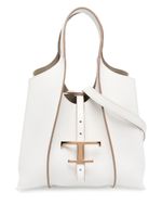 Tod's sac cabas Timeless à breloque logo - Blanc - thumbnail