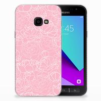 Samsung Galaxy Xcover 4 | Xcover 4s TPU Case White Flowers - thumbnail