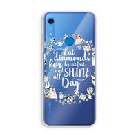 Diamonds: Huawei Y6s Transparant Hoesje