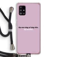 gij beslist: Samsung Galaxy A51 5G Transparant Hoesje met koord