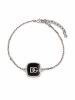 Dolce & Gabbana bracelet à plaque logo - Argent