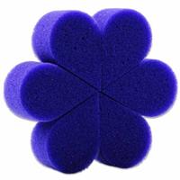 Schmink sponsjes - 6x - blauw - make-up sponsjes - schminksponzen
