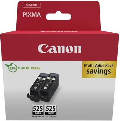 Canon inktcartridge PGI-525PGBK, 311 pagina&apos;s, OEM 4529B017, zwart, pak van 2 stuks
