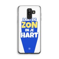 Laat de zon in je hart: Samsung Galaxy J8 (2018) Transparant Hoesje