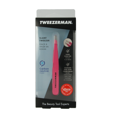 Tweezerman Slant pretty in pink 1 Stuks Tweezerman Slant pretty in pink 1 Stuks