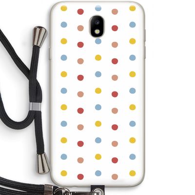 Bollen: Samsung Galaxy J7 (2017) Transparant Hoesje met koord