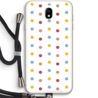 Bollen: Samsung Galaxy J7 (2017) Transparant Hoesje met koord