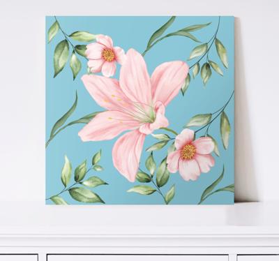 Canvas schilderijen bloemen romantisch