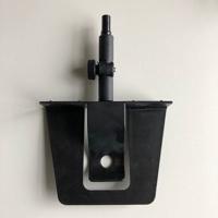 Kistklem zwart met 50mm staaf