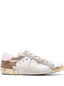 Philippe Model Paris Paris logo-patch sneakers - Blanc